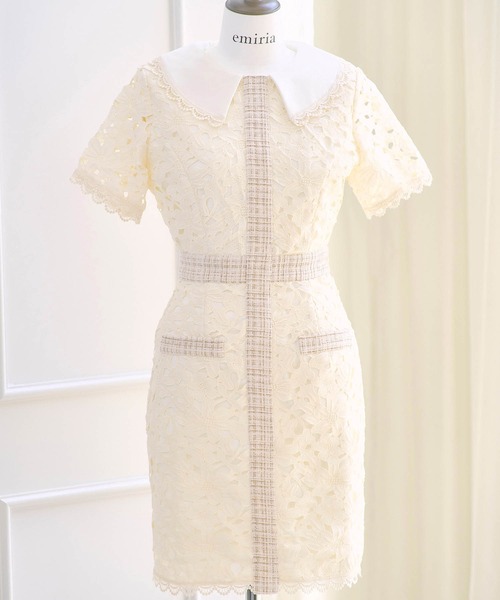 「emiriawiz」 半袖ワンピース MEDIUM ブラック レディース_画像8