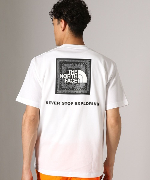 THE NORTH FACE ノースフェイス バンダナ トレーナー ホワイト THE NORTH FACE（ザ ノースフェイス） ノースフェイス tシャツ 「THE