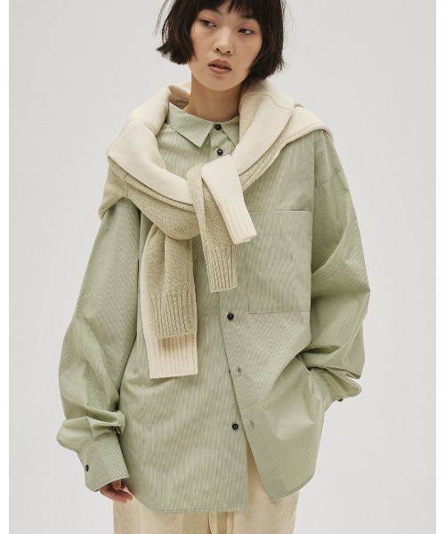 ブラウス シャツ TODAYFUL Stripe Pocket Shirts レディースの画像