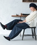 ワイドパンツ ジーンズ デニム デニムパンツ ...の詳細画像1
