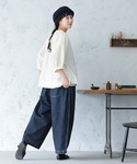 ワイドパンツ ジーンズ デニム デニムパンツ ...の詳細画像3