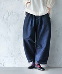 ワイドパンツ ジーンズ デニム デニムパンツ ...の詳細画像4