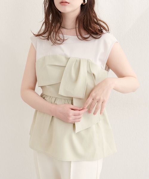 natural couture tシャツ ビスチェドッキングトップス レディース