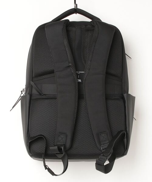 【美品】ユナイテッドアローズ リュック シンセティック レザー ビジネス 黒 UNITED ARROWS（ユナイテッドアローズ） リュック FREE ブラック