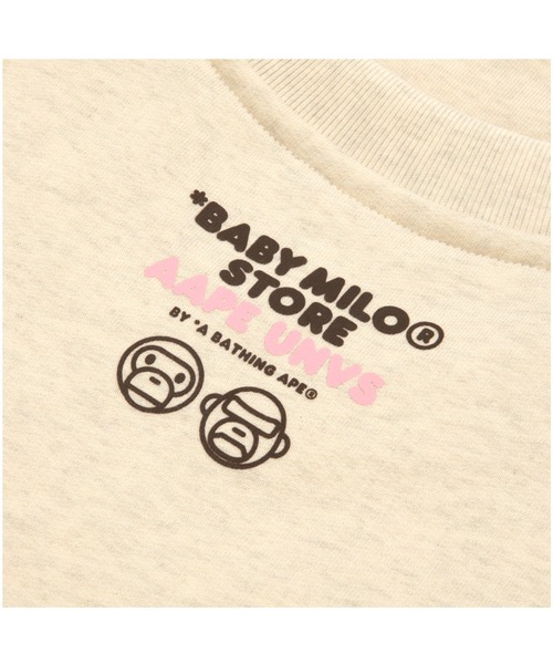 「AAPE BY A BATHING APE」 スウェットカットソー X-LARGE ベージュ系その他5 メンズ_画像7
