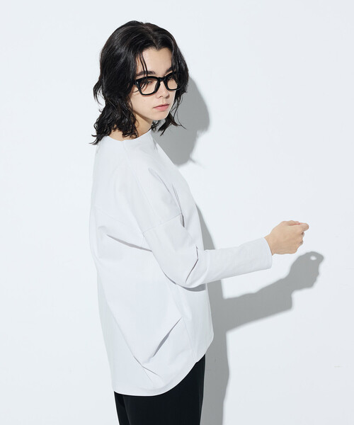 tシャツ 「 +サイズ 」 80ポンチ ゆったりプルオーバー レディースの画像