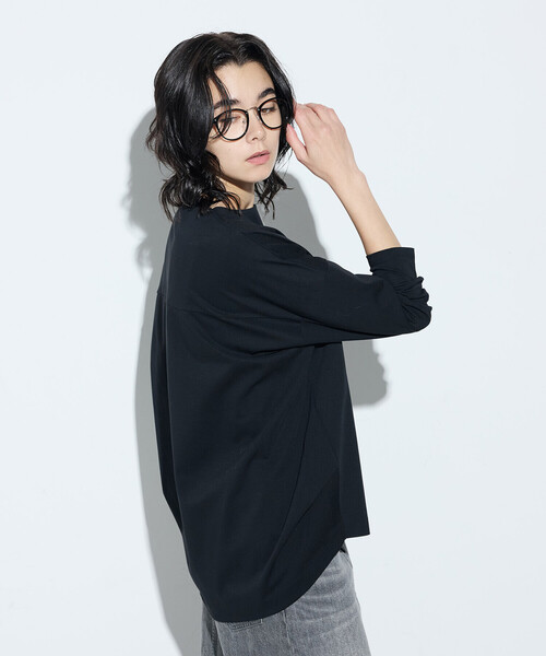 tシャツ 「 +サイズ 」 80ポンチ ゆったりプルオーバー レディースの画像