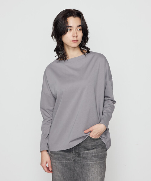 tシャツ 「 +サイズ 」 80ポンチ ゆったりプルオーバー レディースの画像