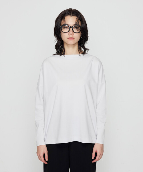 tシャツ 「 +サイズ 」 80ポンチ ゆったりプルオーバー レディースの画像