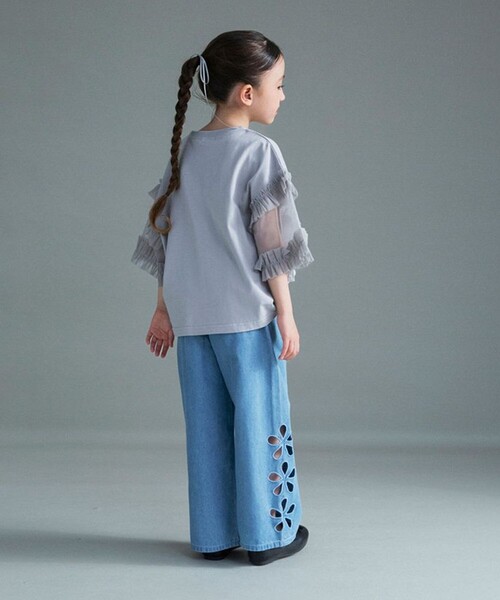 「branshes」 「KIDS」デニムパンツ 120 サックスブルー キッズ_画像5