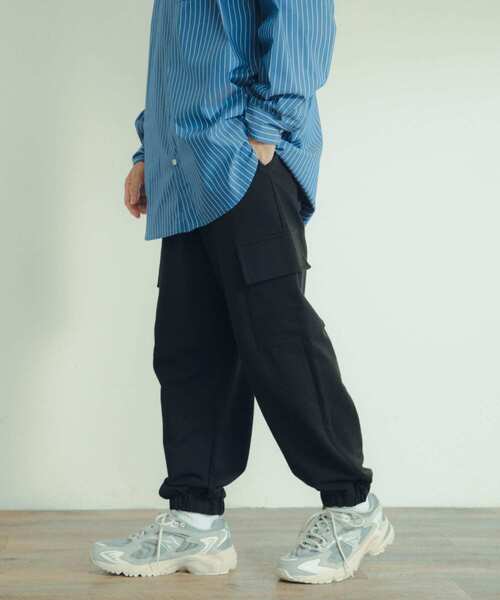 「ITEMS URBANRESEARCH」 カーゴパンツ LARGE カーキ メンズ_画像4