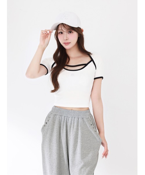 Darich（ダーリッチ） tシャツ 半袖 シグネチャーDRパイピングTシャツ
