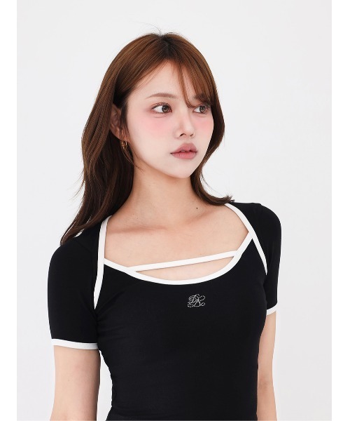 Darich（ダーリッチ） tシャツ 半袖 シグネチャーDRパイピングTシャツ