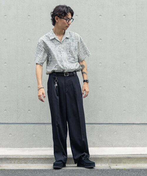 「FFEIN」 スラックス SMALL ブラック メンズ_画像2