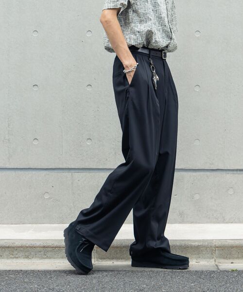 「FFEIN」 スラックス SMALL ブラック メンズ_画像3