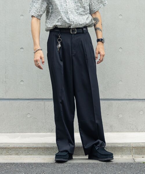 「FFEIN」 スラックス SMALL ブラック メンズ_画像8
