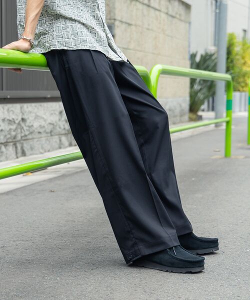 「FFEIN」 スラックス SMALL ブラック メンズ_画像9