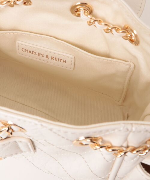 「CHARLES & KEITH」 2WAYバッグ S ブラック レディース_画像3