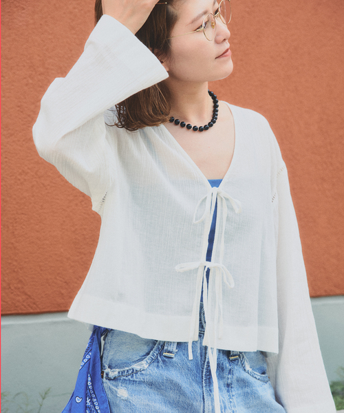 Spick＆Span（スピック アンド スパン） リネンシャツ ブラウス シャツ 