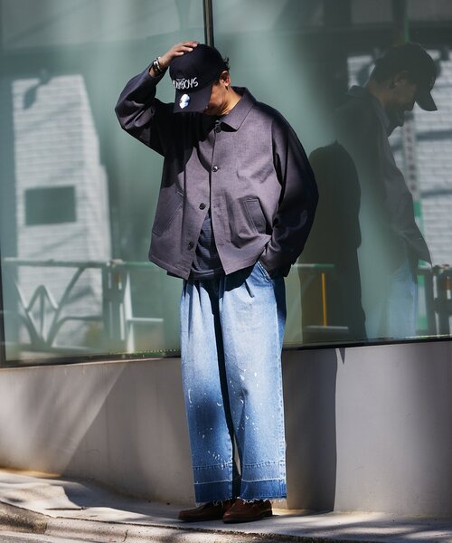 「JOURNAL STANDARD relume」 デニムパンツ LARGE ブルー メンズ_画像4