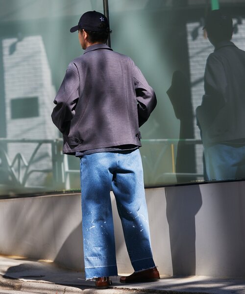 「JOURNAL STANDARD relume」 デニムパンツ LARGE ブルー メンズ_画像8