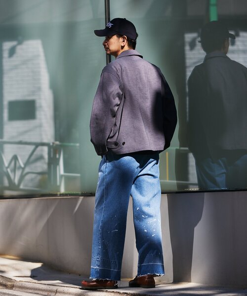 「JOURNAL STANDARD relume」 デニムパンツ LARGE ブルー メンズ_画像9