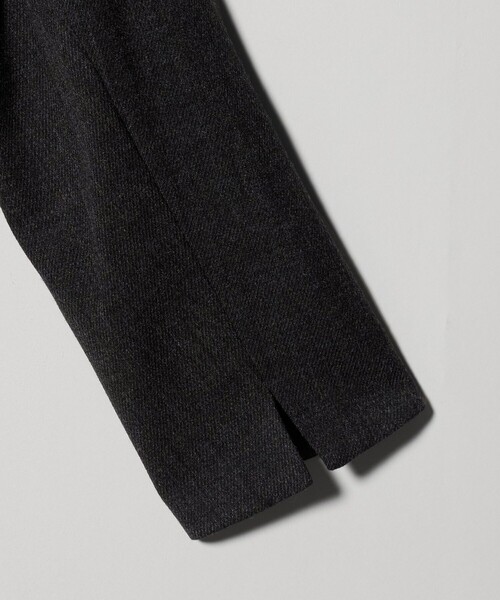 「A DAY IN THE LIFE UNITED ARROWS」 ノーカラージャケット 38 ライトグレー レディース_画像4