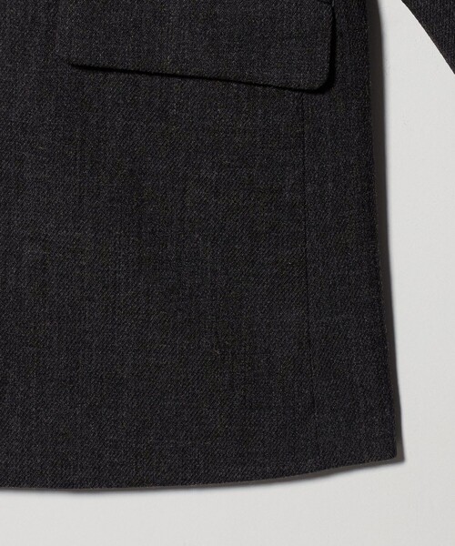 「A DAY IN THE LIFE UNITED ARROWS」 ノーカラージャケット 38 ライトグレー レディース_画像5