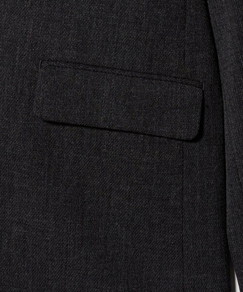 「A DAY IN THE LIFE UNITED ARROWS」 ノーカラージャケット 38 ライトグレー レディース_画像6