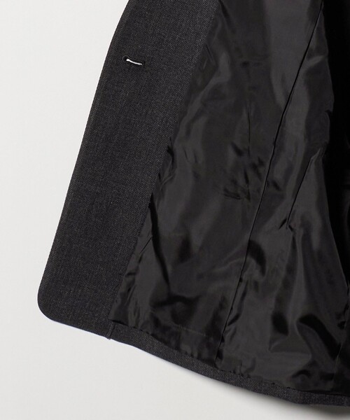 「A DAY IN THE LIFE UNITED ARROWS」 ノーカラージャケット 38 ライトグレー レディース_画像7