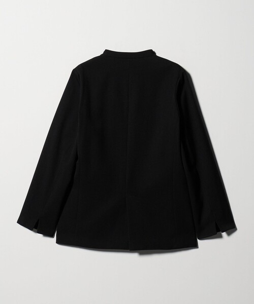 「A DAY IN THE LIFE UNITED ARROWS」 ノーカラージャケット 38 ライトグレー レディース_画像9