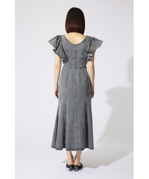 「rienda」 半袖ワンピース SMALL ライトブルー レディース_画像8