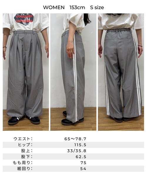 「CIAOPANIC TYPY」 スラックス LARGE ネイビー レディース_画像2