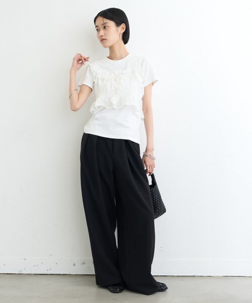 「CIAOPANIC TYPY」 スラックス LARGE ネイビー レディース_画像8
