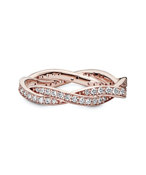 PANDORA（パンドラ） 指輪 リング スパークリング ツイステッド