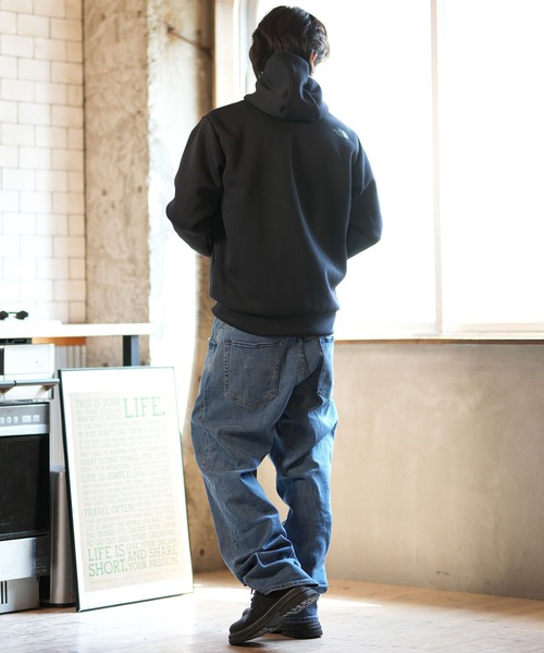 THE NORTH FACE ネイビー リバーシブル ジップアップパーカー THE NORTH FACE ザ・ノース・フェイス パーカー ジップアップ
