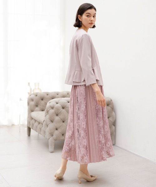 M’S GRACY 上下セット　パーティ用 エムズグレイシー M'S GRACY セットアップ 上下 カットソー 長袖