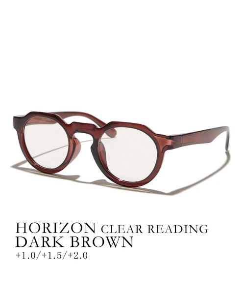 Jugaad14 伊達メガネ メガネ 眼鏡 「jugaad14」HORIZON CLEAR READING