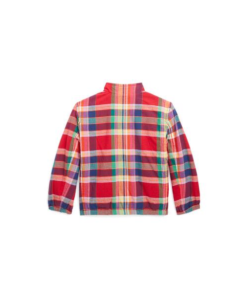 アウター リバーシブル コットン マドラス ジャケット RALPH ラルフ リバーシブル コットン マドラス POLO LAUREN CHILDRENSWEAR，ポロ ローレン 100%