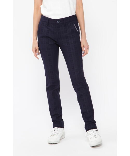 パーリーゲイツ　00 クロッフドパンツ　レディース　ネイビー　SS程度　春夏 パーリーゲイツ 00 クロッフドパンツ レディース ネイビー SS