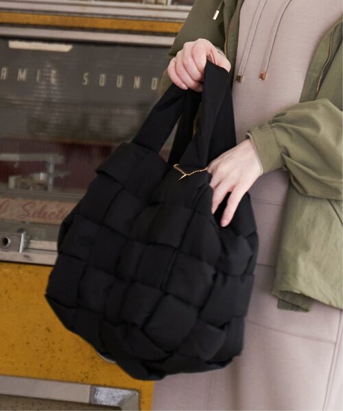 ikka（イッカ） トートバッグ 編み込みメッシュバッグ レディース