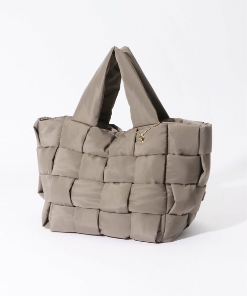 ikka（イッカ） トートバッグ 編み込みメッシュバッグ レディース