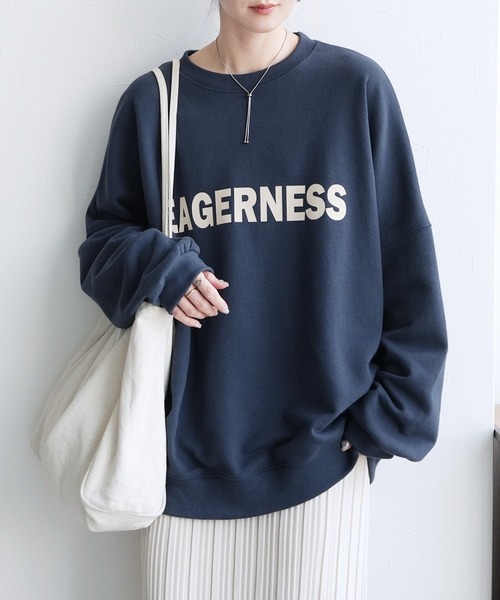reca（レカ） トレーナー スウェット 即オシャレ見え！カレッジ風ロゴ