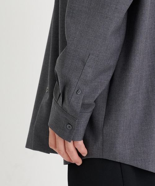 ATON（エイトン） シャツ ブラウス 「ATON/エイトン」WOOL TROPICAL
