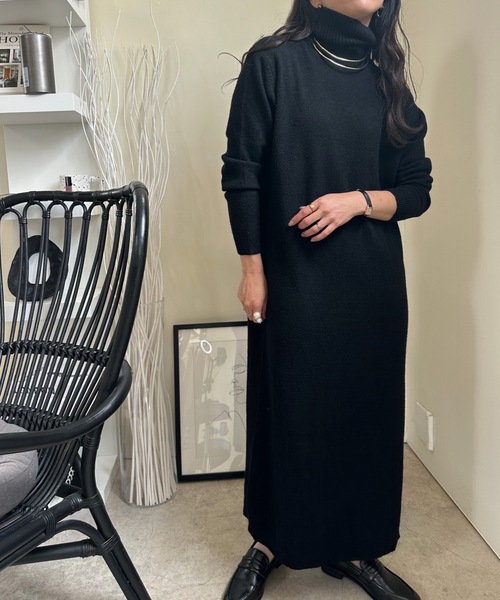 ULEULA（ウルア） ワンピース タートルネックニットワンピース
