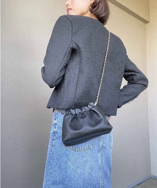 I-SOOK ショルダーバッグ バッグ チェーンミニショルダーバッグ
