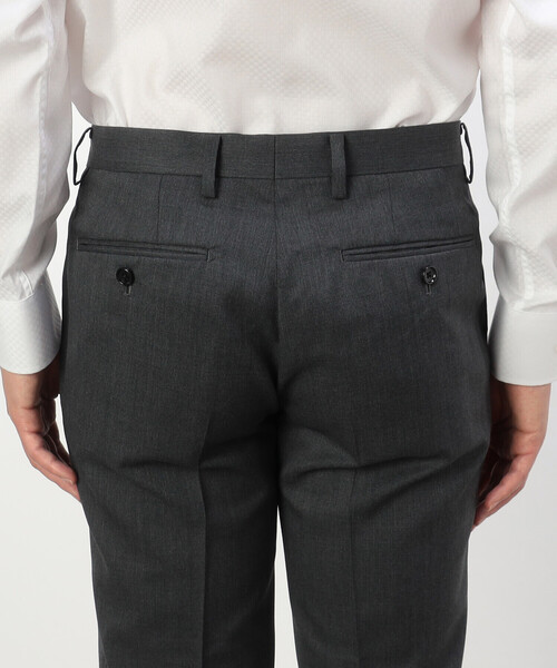 極美品 コムサイズム パンツスーツ ２点セット 黒 ブラック ウール混 春物 COMME CA ISM（コムサイズム） セレモニースーツ スラックス 卒業式