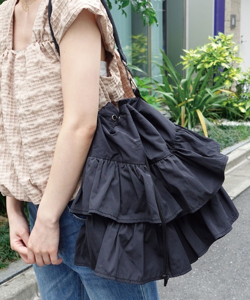 CORNERS ショルダーバッグ バッグ 2wayキャンバスフリル
