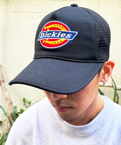 【新品】MCM レザーメッシュキャップ Dickies キャップ 帽子 「Dickies」EX ICON /メッシュキャップ