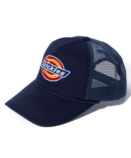 メッシュキャップ ブラック/ブルー Dickies（ディッキーズ） uvカット メッシュキャップ キャップ 帽子